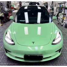 Gloss hazy green wrap