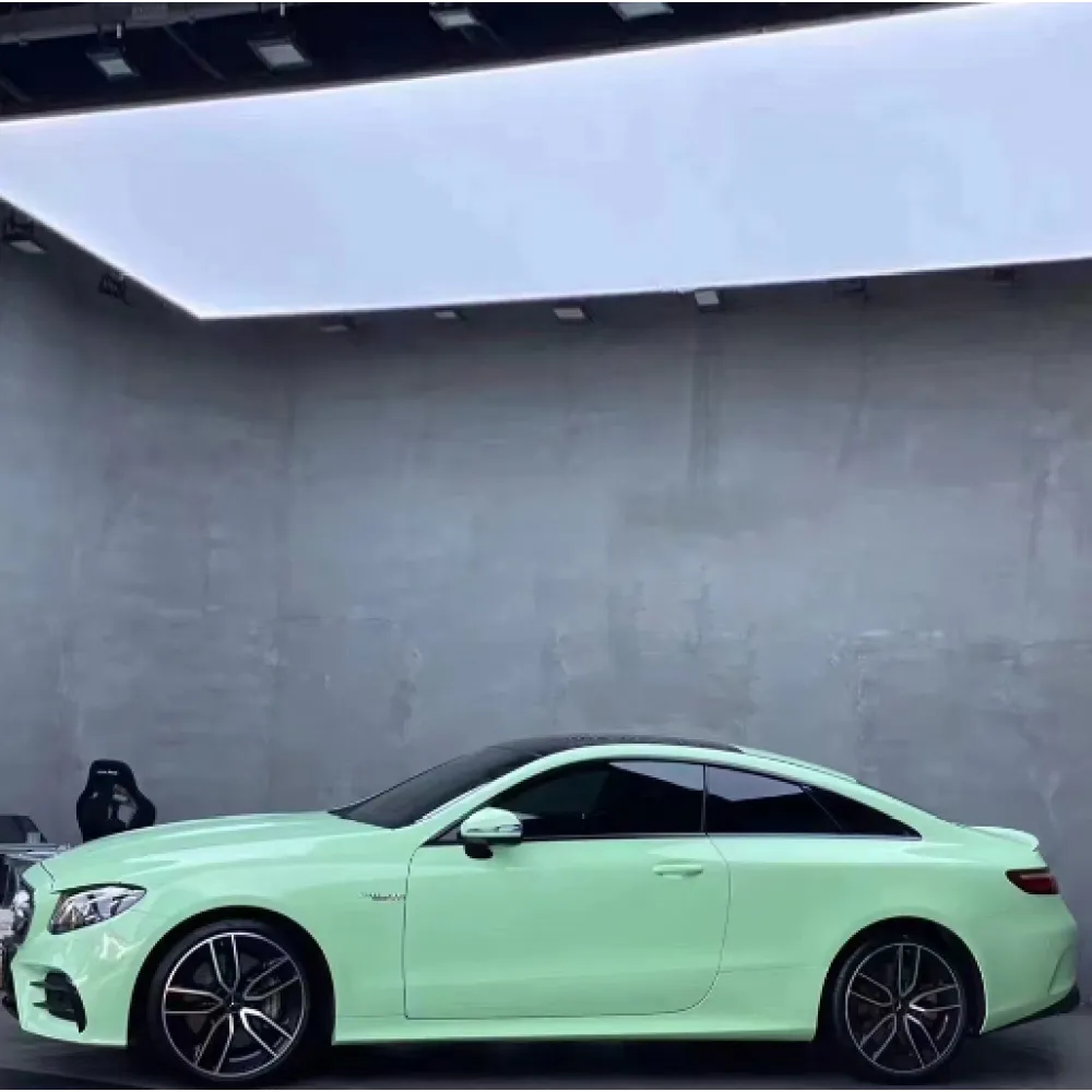 Gloss Hazy Green Vinyl Wrap04