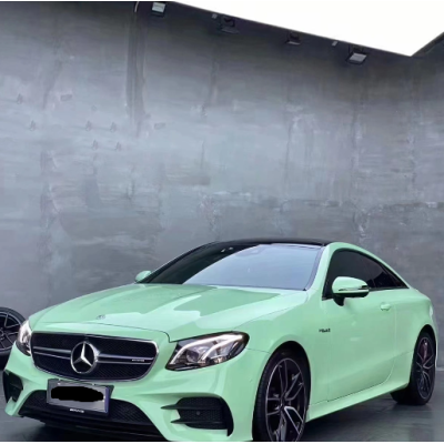 Gloss Hazy Green Car Vinyl Wrap PET 02