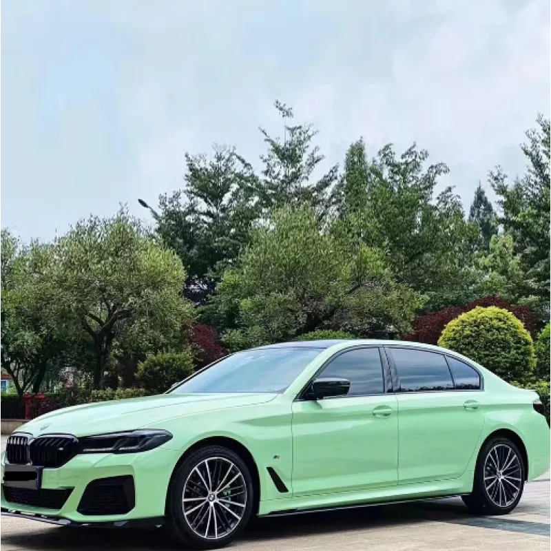 Gloss Hazy Green Vinyl Car Wrap