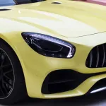 Gloss Light Yellow Car Vinyl Wrap