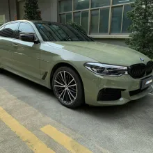 army green car wrap
