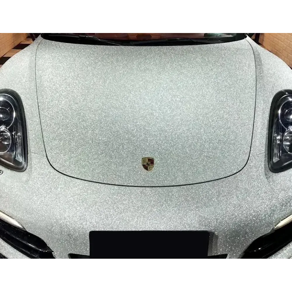 gloss diamond silver car wrap01