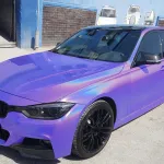 metallic rainbow purple vinyl
