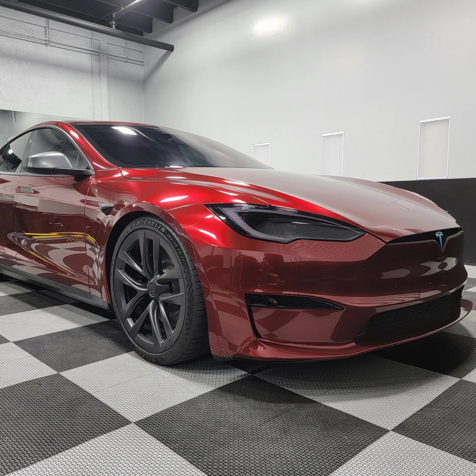 Gloss Vampire Red Vinyl Wrap Glossy Vampire Red Car Wraps