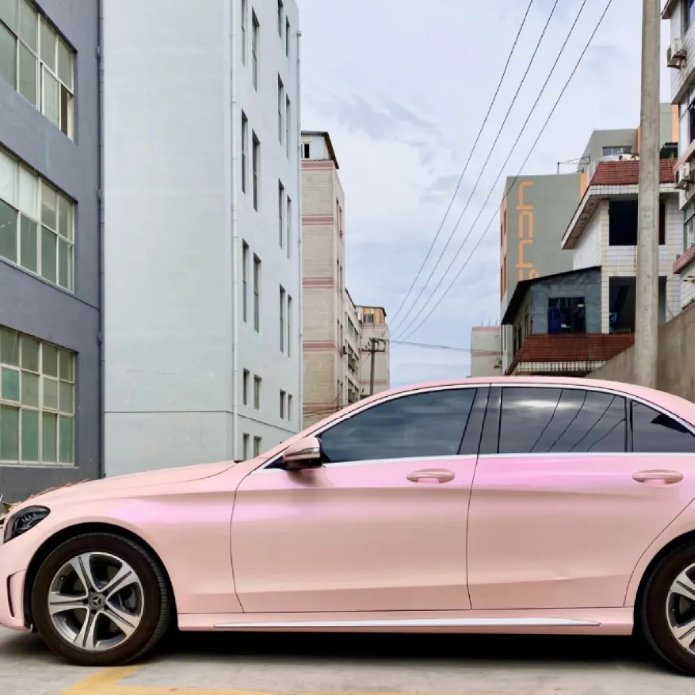 Gloss Purple Pink Car Wrap03