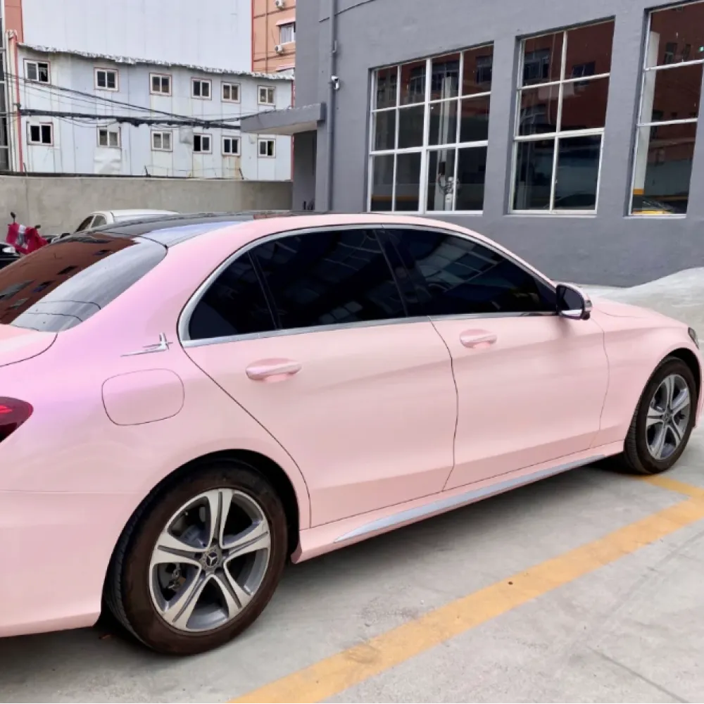 Gloss Metallic Purple Pink Car Vinyl Wrap02