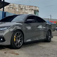 gloss nardo grey car wrap