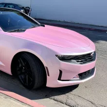 Matte Metallic Pearl Pink Vinyl Car Wrap