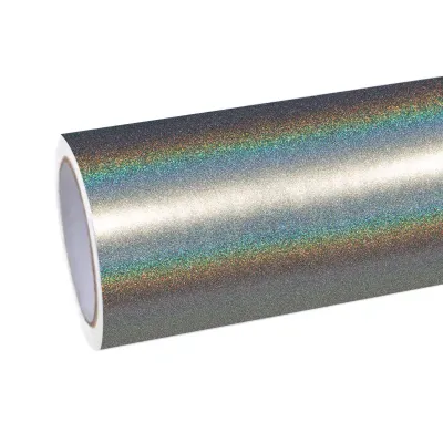aluko laser metallic grey vinyl wrap