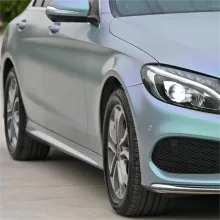 chameleon Grey Blue vinyl wrap
