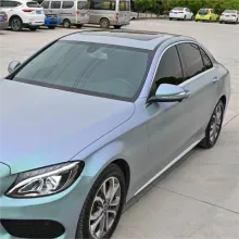 Matte Metallic Diamond Grey Blue Car Vinyl Wrap