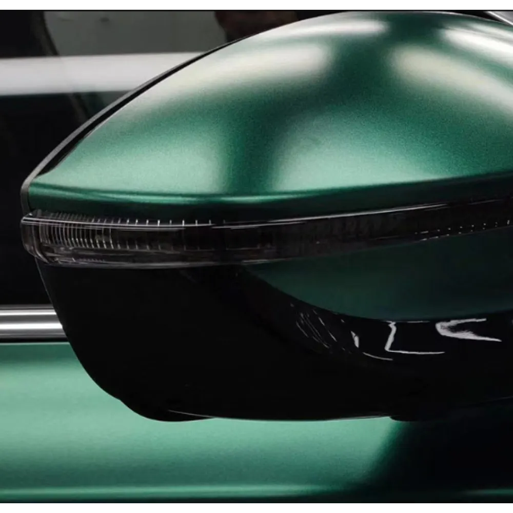 Matte Metallic Emerald Green Car Wrap03
