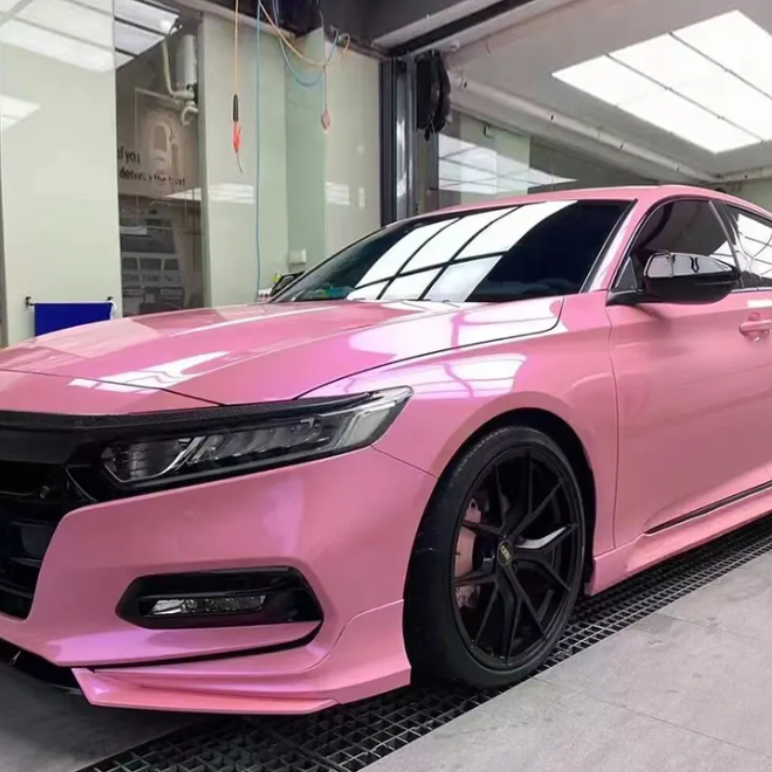 Gloss Metallic Candy Purple Pink Car Wrap
