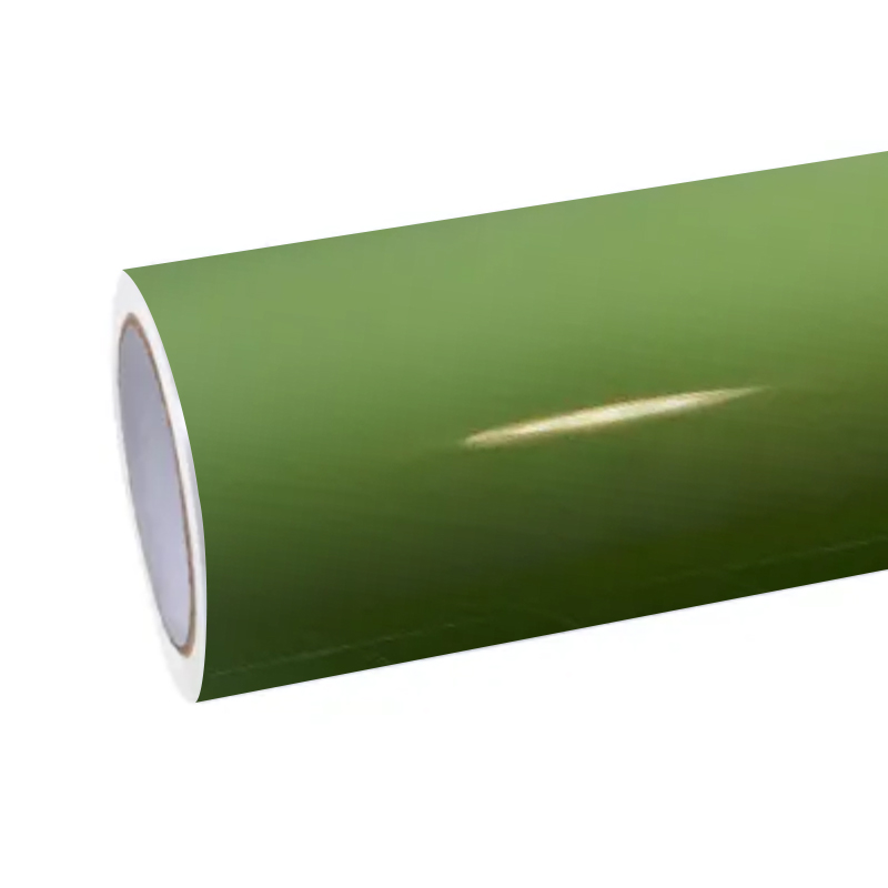 Gloss Olive Light Green Vinyl Wrap Glossy Olive Green Car Wraps