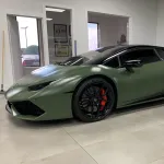 aluko army green car wrap