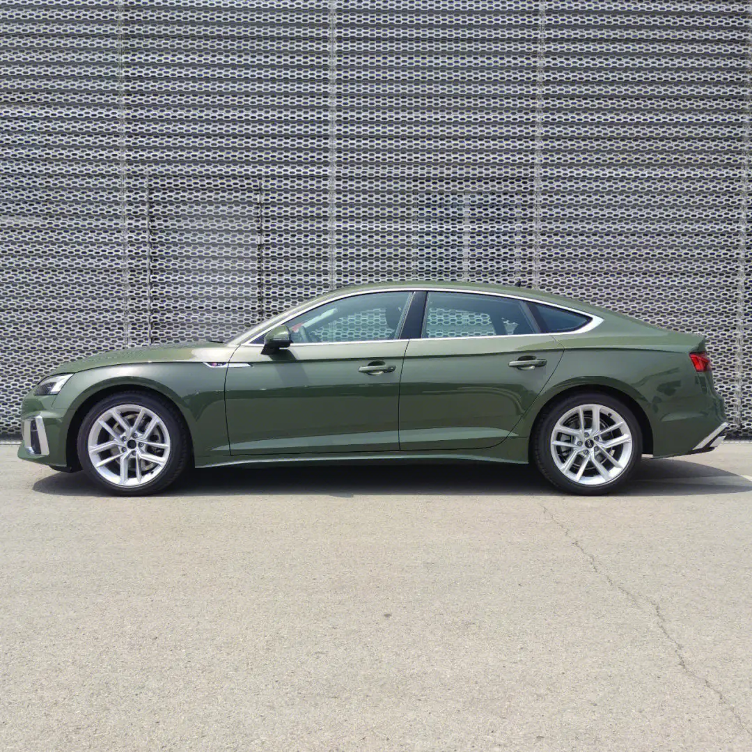 Audi A5 District Green Car Wrap