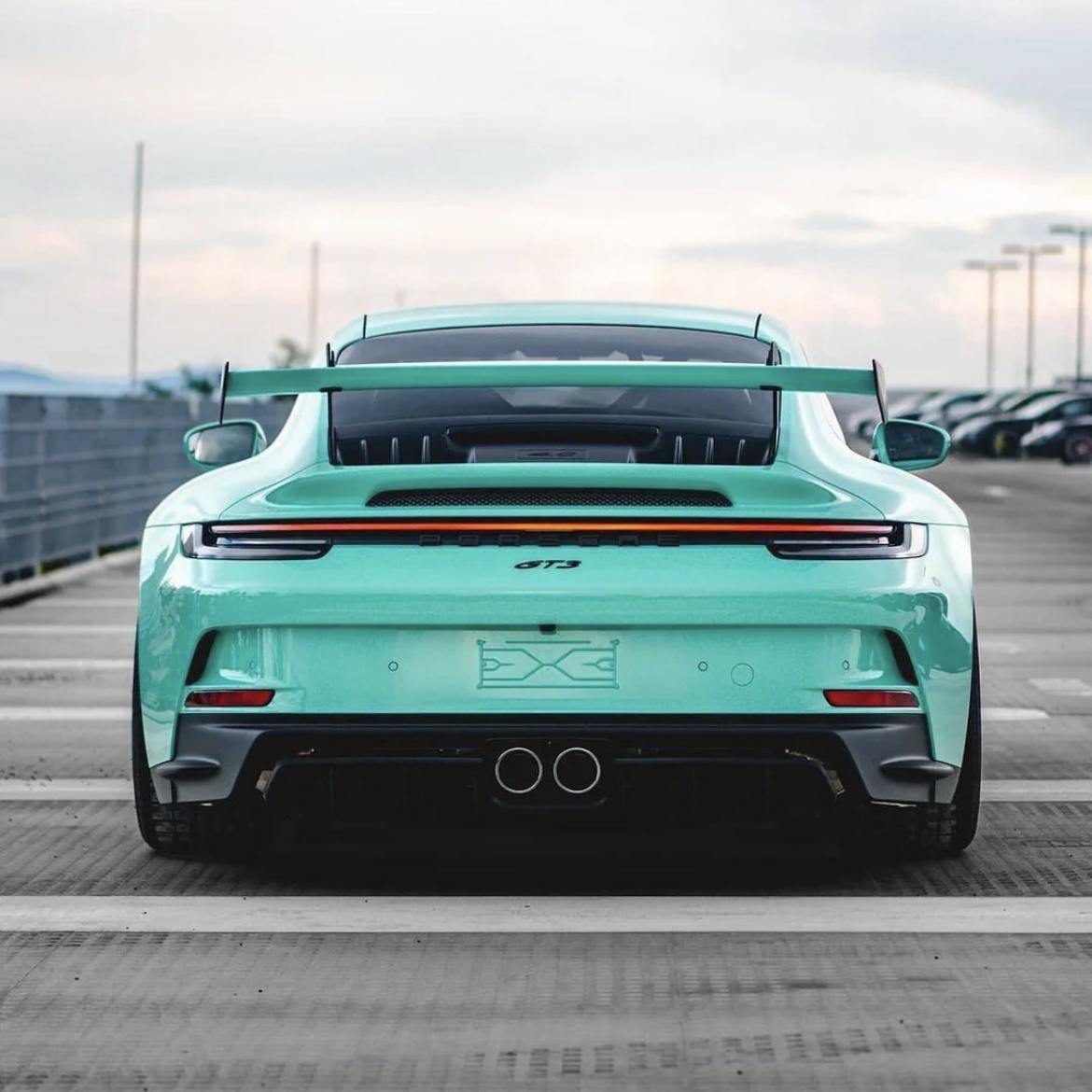  mint green porsche 911 wrap