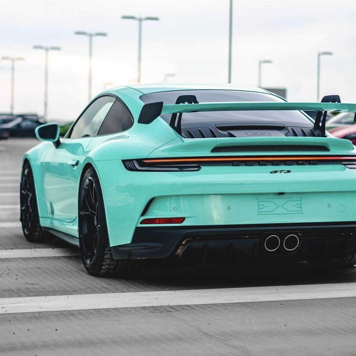 Porsche 911 Mint Green Car Wrap Mint Green Porsche 911 Car Wrap
