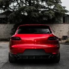 Gloss Metallic Vampire Red Car Vinyl Wrap