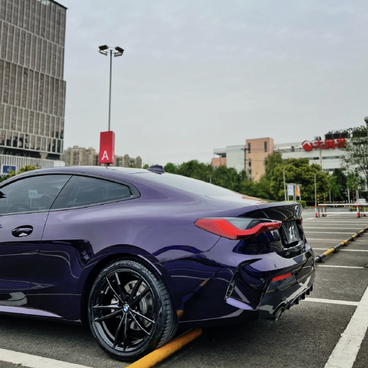 BMW Midnight Purple Car Vinyl Wrap