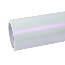 gloss purple white car wrap