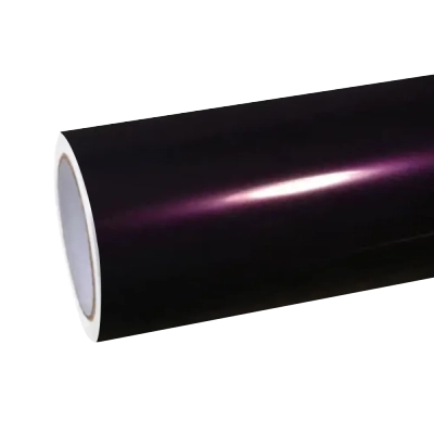 Gloss Metallic Purple Car Vinyl Wrap
