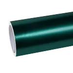 matte metallic emerald green car wrap