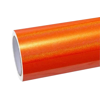 Matte Metallic Orange Gold Car Vinyl Wrap