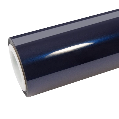 Gloss Metallic Navy Blue Vinyl Wrap Car Wraps