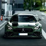 Gloss Light Olive Green Vinyl Car Wrap