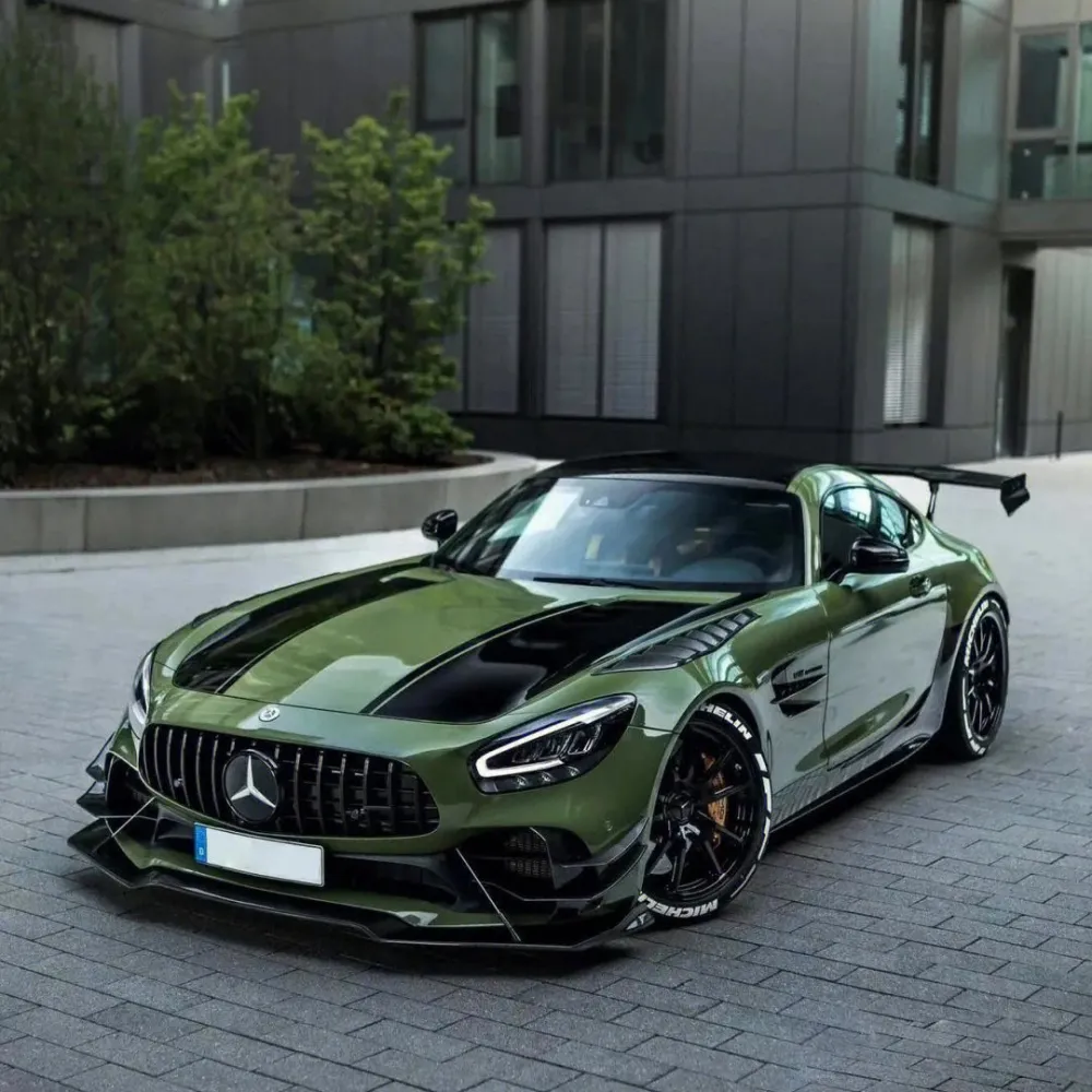 Light Olive Green Car Wrap01