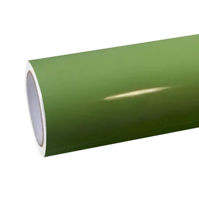 Gloss Olive Light Green Car Wrap