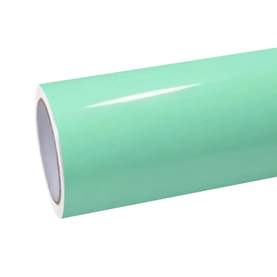 Gloss Hazy Green Car Vinyl Wrap PET 01