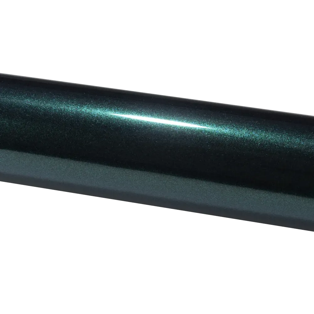 Gloss Metallic Midnight Green Car Vinyl Wrap00