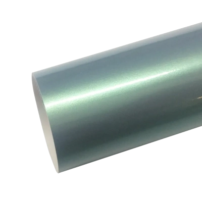 Gloss Metallic Twin Grey Green Vinyl Car Wrap