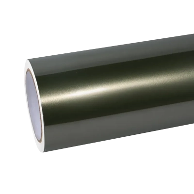Gloss Metallic Olive Green Car Wrap