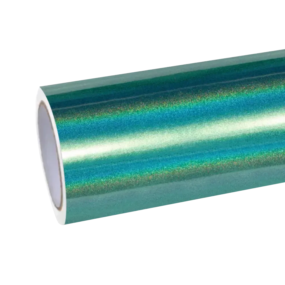 green rainbow vinyl wrap