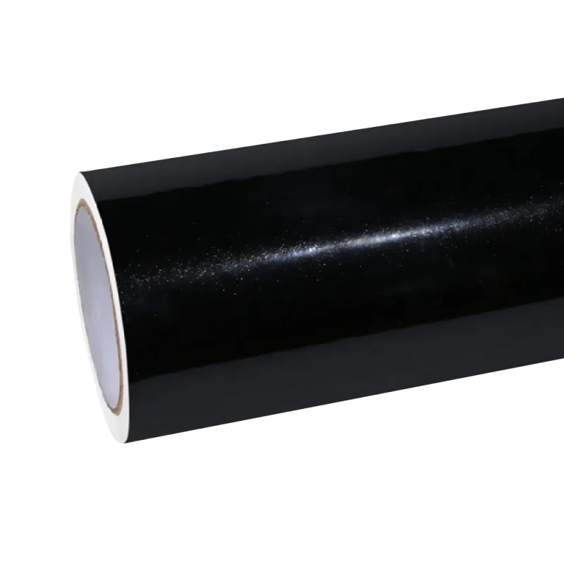 Gloss Metallic Black Vinyl Wrap with ADT GGB227 - Chromatic Vinyl Films Ltd  T/A Wrap Direct