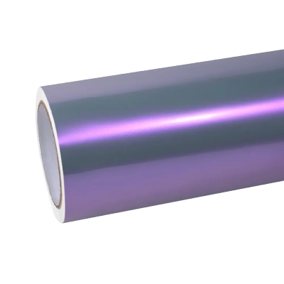 Gloss Grey Purple Vinyl Wrap