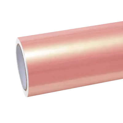 Gloss Metallic Coral Peach Gold Pink  Vinyl Car Wrap 01