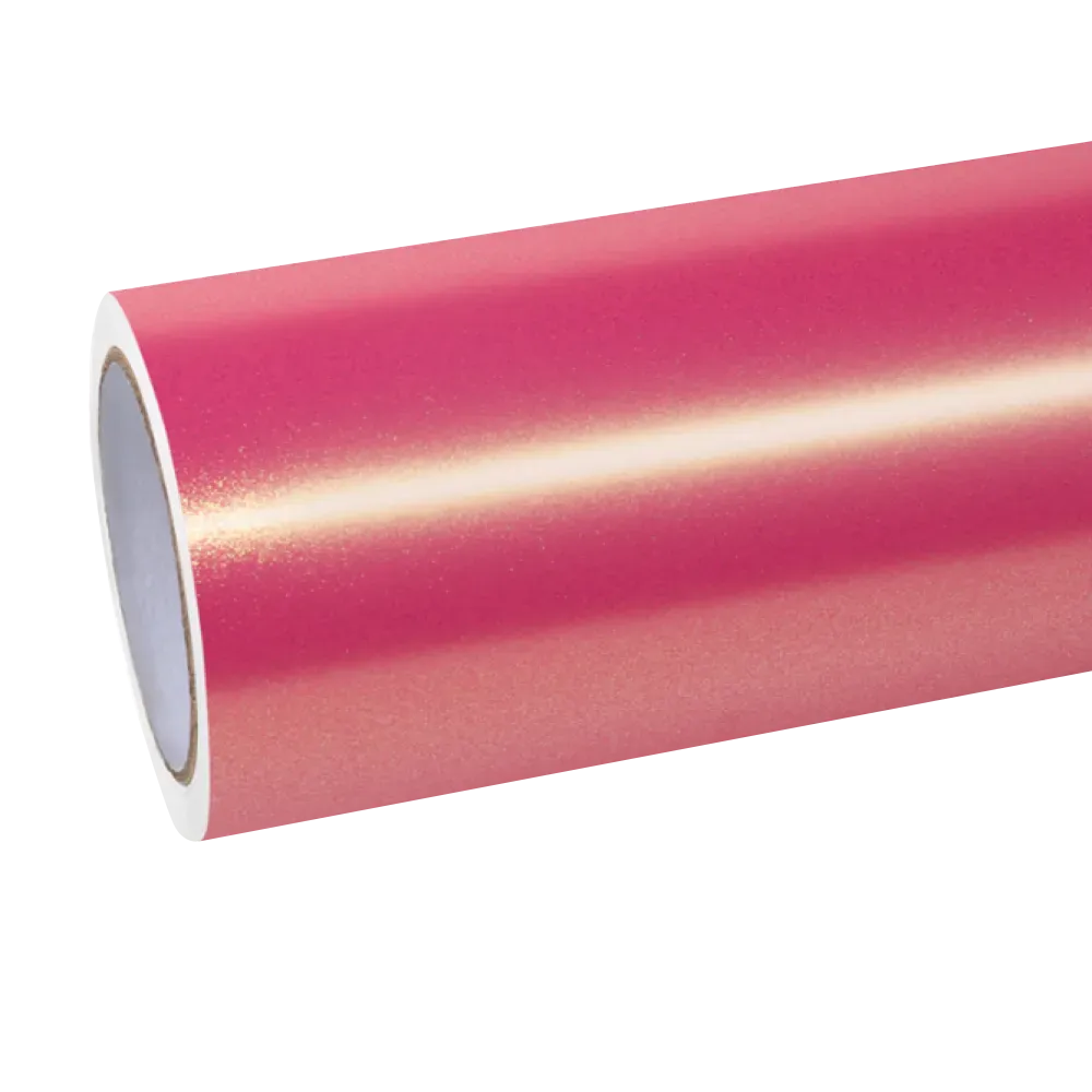 Matte Diamond Gold Pink Car Wrap