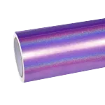 rainbow purple car wrap