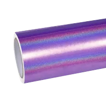 rainbow purple car wrap