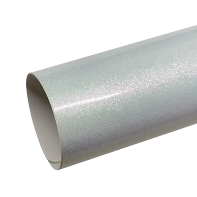 Aluko Chameleon Diamond Metallic White Pink Vinyl Wrap