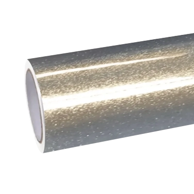 Aluko Gloss Glitter Bernina Grey Vinyl Wrap