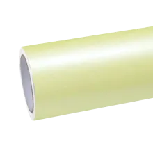 light yellow car wrap