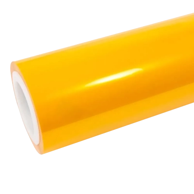 Aluko Gloss Metallic Golden Yellow Vinyl Wrap Car Wrap