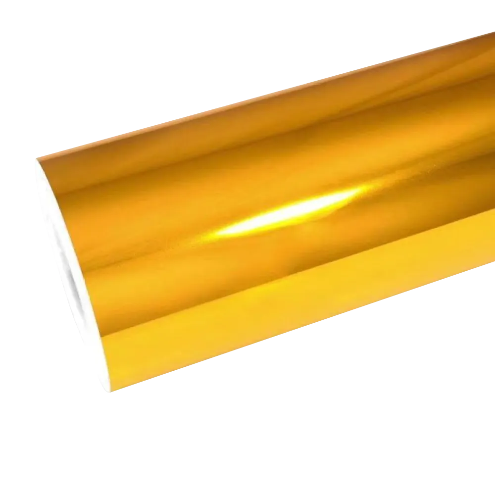 Best Gloss Chrome Yellow Gold Vinyl Wrap Mirror Chrome Yellow Car Wraps