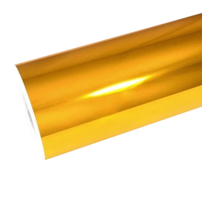 Aluko Gloss Mirror Yellow Chrome Vinyl Wrap